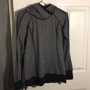 Grey and black lulu pullover